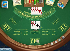 Party casino Blackjack table